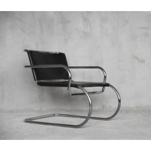 German Leather Armchair by Franco Albini for Tecta, 1950s