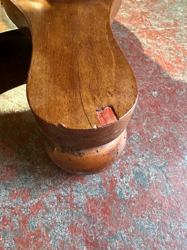 Victorian Mahogany Twin Pillar Side Table