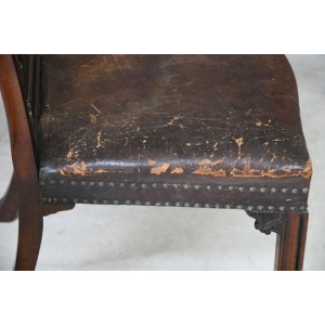 Set 6 Chippendale Revival Dining Chairs