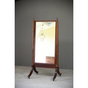 Early 19th Century Regency Mahogany Mirror
