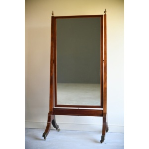 Early 19th Century Regency Mahogany Mirror