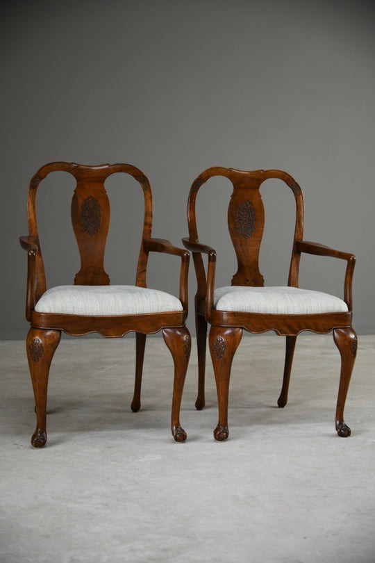 Pair Anglo Chinese Chairs