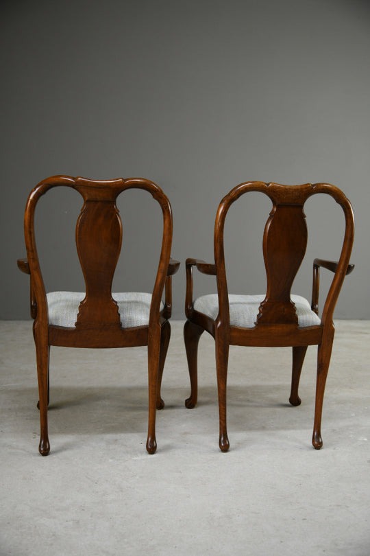Pair Anglo Chinese Chairs