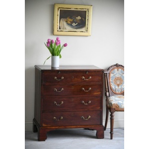 George III Mahogany Bachelors Chest