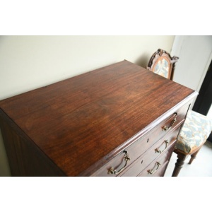 George III Mahogany Bachelors Chest