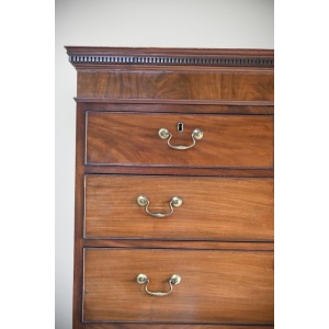 Georgian Mahogany Chest on Chest Tallboy