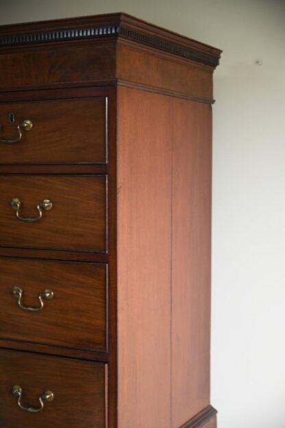 Georgian Mahogany Chest on Chest Tallboy - Image 11