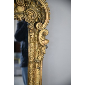 Antique Rococo Style Mirror