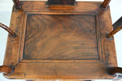 Pair of Ming Style Chinese Hardwood Armchairs - Image 10
