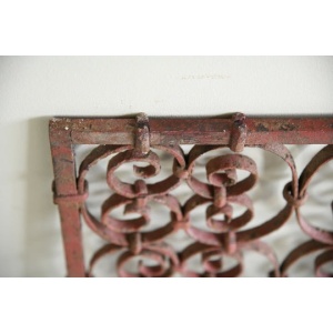 Pair Continental Scrolled Iron Window Grills