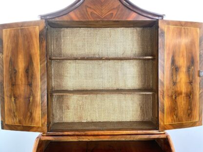 18th Century, Dutch Inlaid / Marquetry, Walnut Bookcase Bureau - Image 3