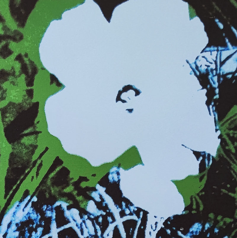 1980s Gorgeous Andy Warhol "Flowers" Limited Edition Lithograph