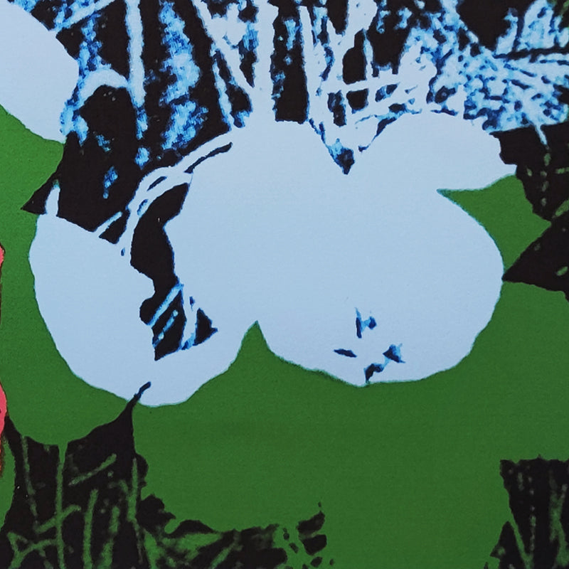 1980s Gorgeous Andy Warhol "Flowers" Limited Edition Lithograph