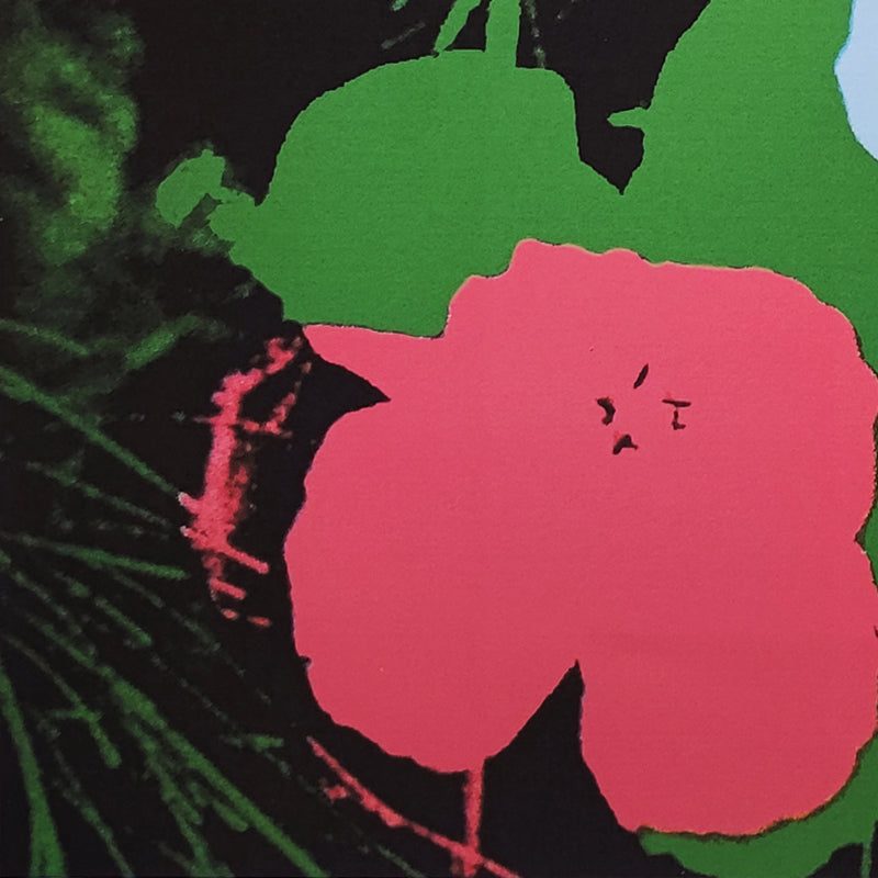 1980s Gorgeous Andy Warhol "Flowers" Limited Edition Lithograph
