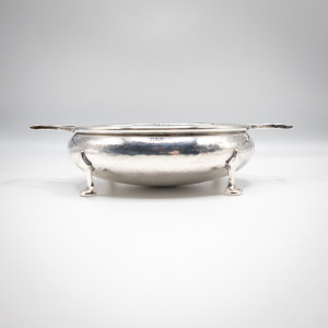 Arts & Crafts Silver Butter Dish