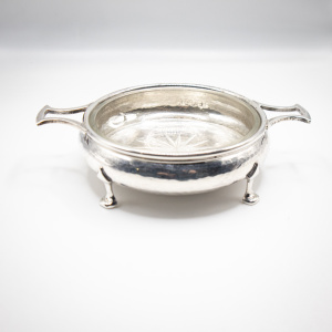 Arts & Crafts Silver Butter Dish
