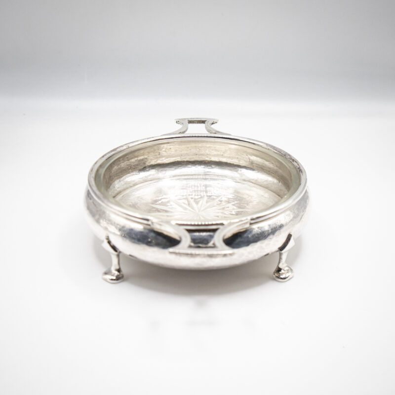 Arts & Crafts Silver Butter Dish