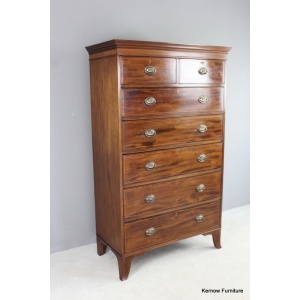 Antique Style Mahogany Tallboy