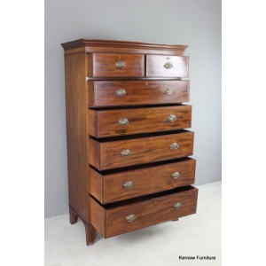 Antique Style Mahogany Tallboy