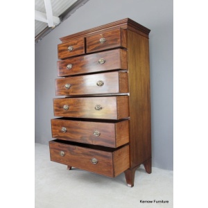 Antique Style Mahogany Tallboy
