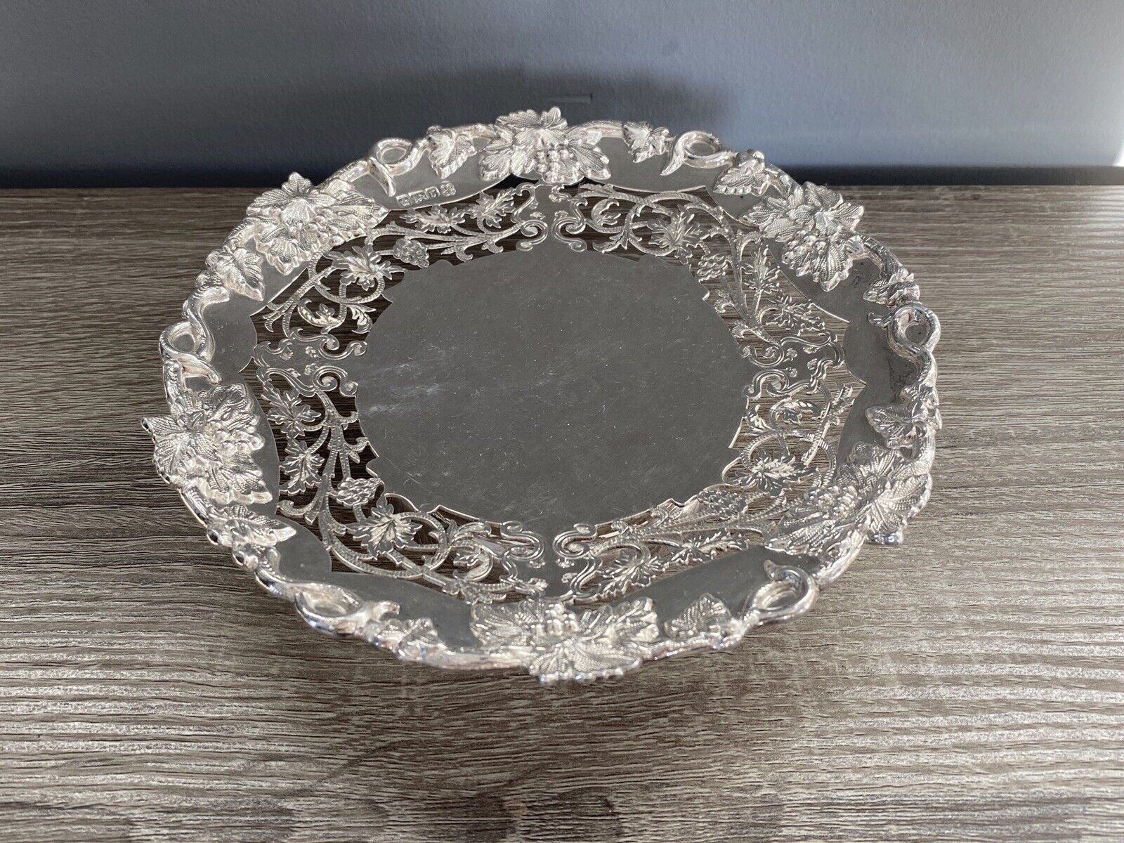 6 Piece Silver Tazza Set By David & George Edward, Sheffield 1909