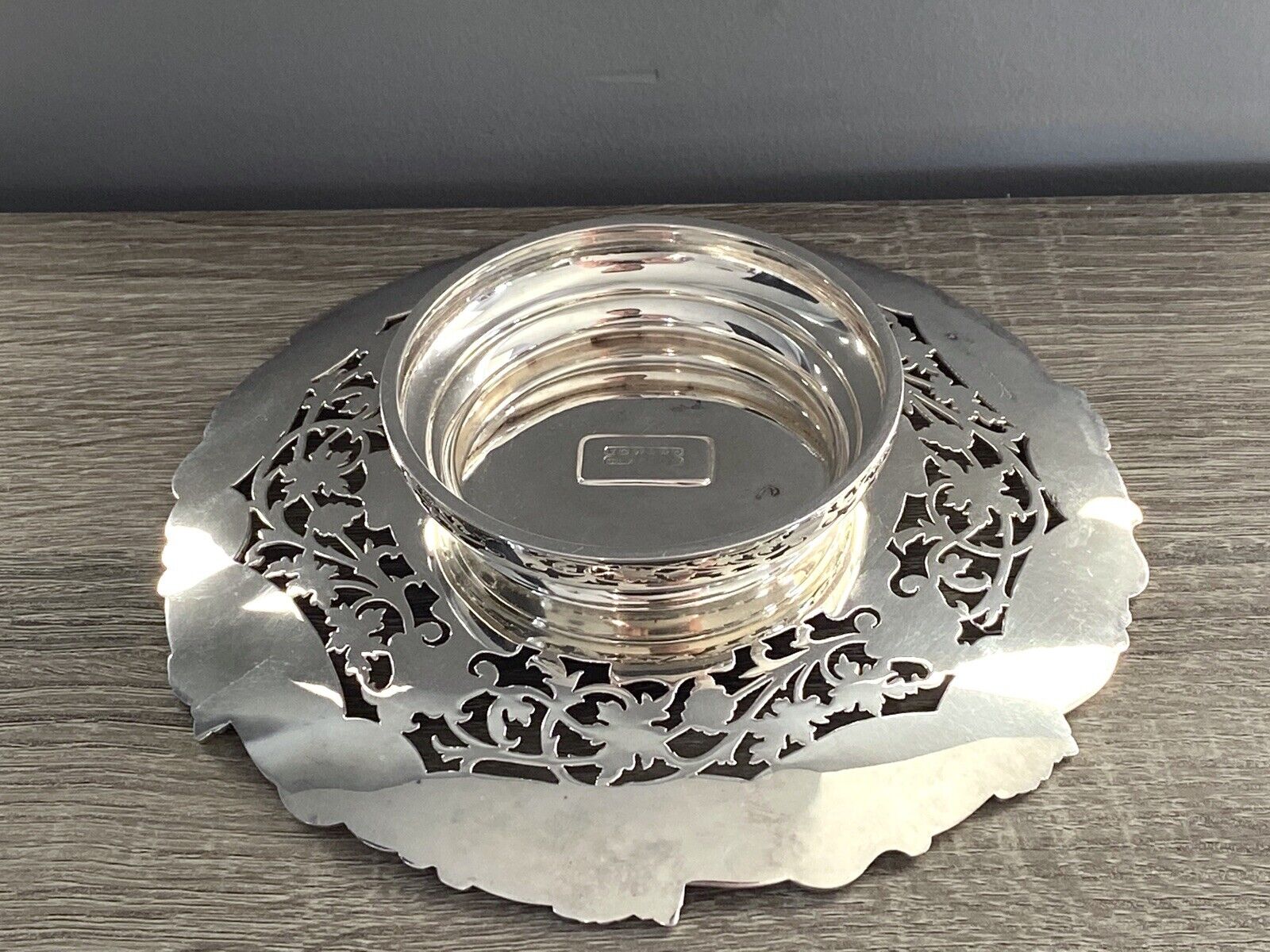 6 Piece Silver Tazza Set By David & George Edward, Sheffield 1909