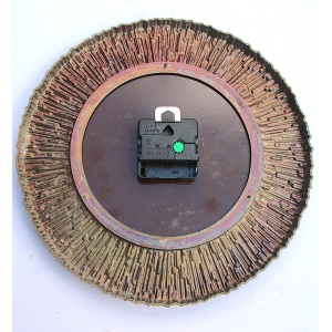 Excellent Sunburst Style Vintage Wall Clock, 1960s