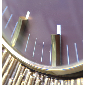 Excellent Sunburst Style Vintage Wall Clock, 1960s