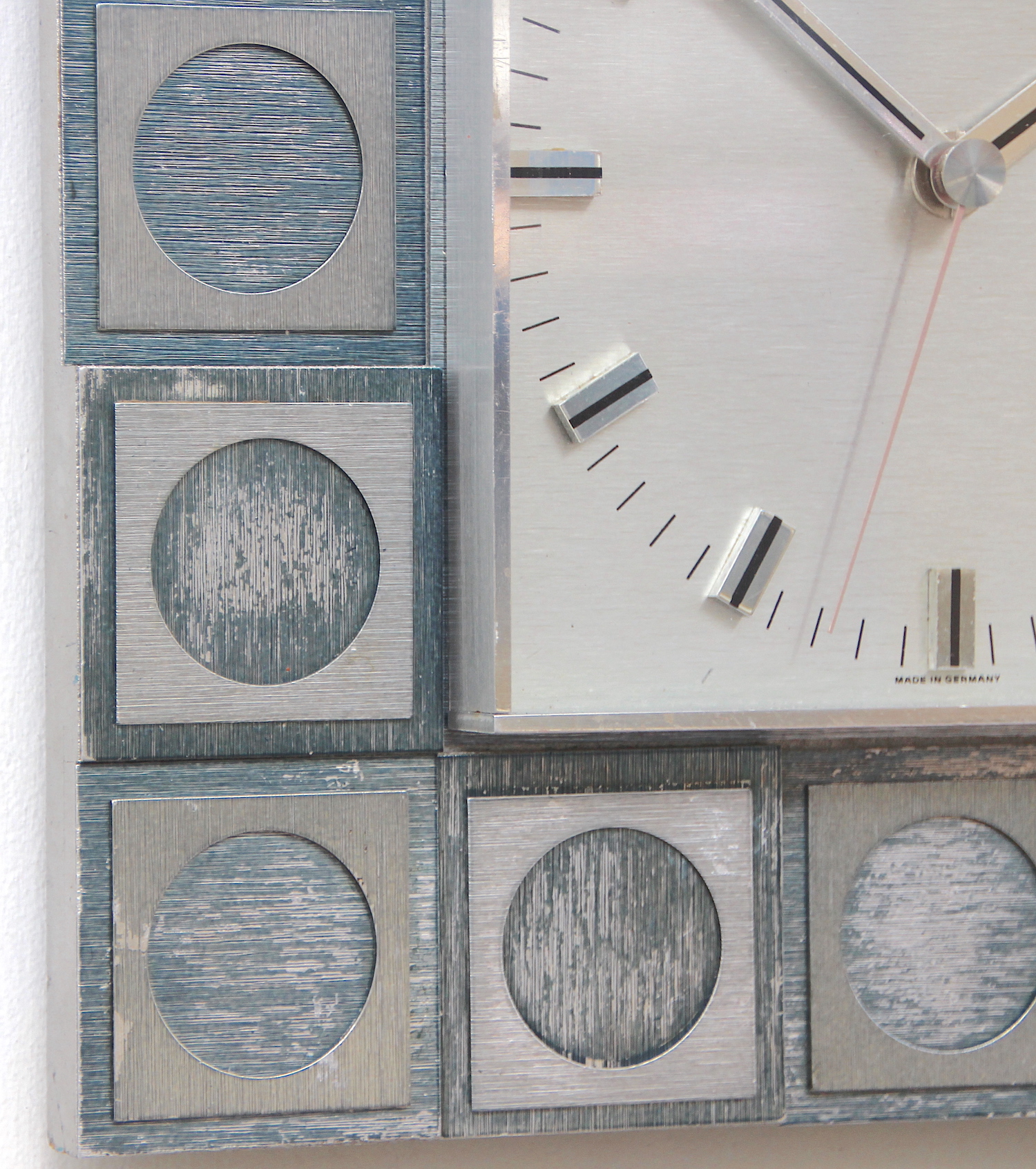 Space Age Style Vintage Wall Clock, 1970s