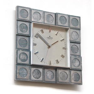 Space Age Style Vintage Wall Clock, 1970s