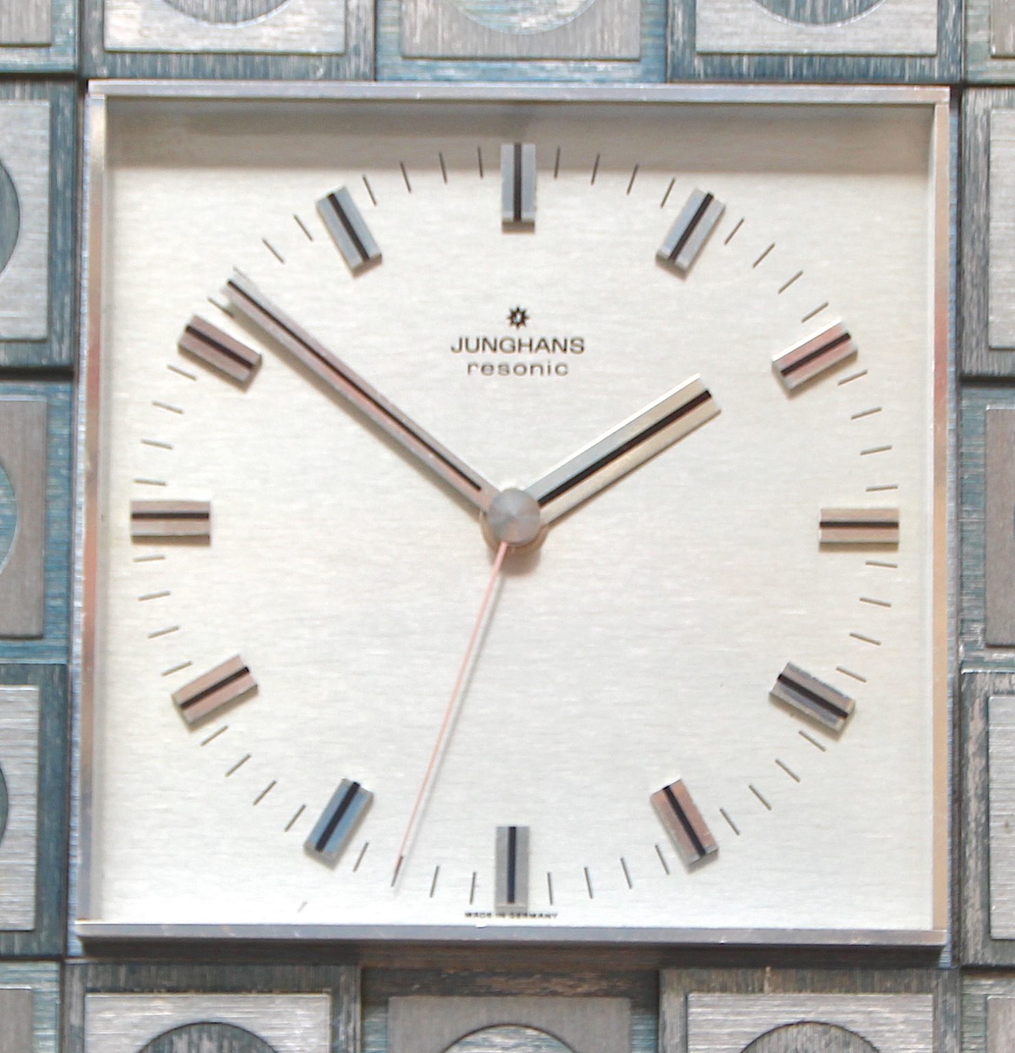 Space Age Style Vintage Wall Clock, 1970s