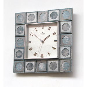 Space Age Style Vintage Wall Clock, 1970s