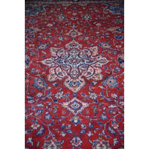 Large Persian Kashan Wool Rug