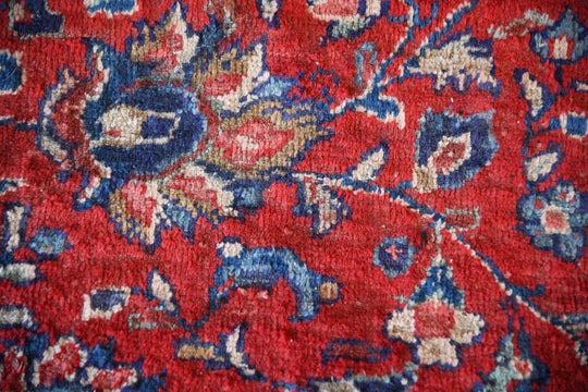 Large Persian Kashan Wool Rug