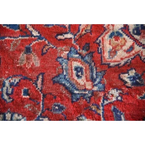 Large Persian Kashan Wool Rug