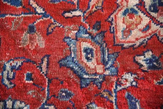 Large Persian Kashan Wool Rug
