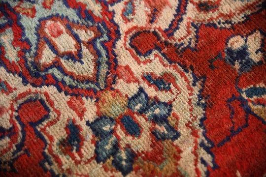 Large Persian Kashan Wool Rug
