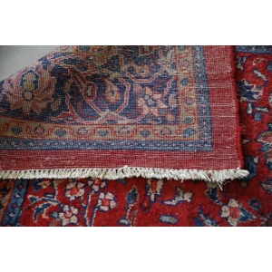 Large Persian Kashan Wool Rug