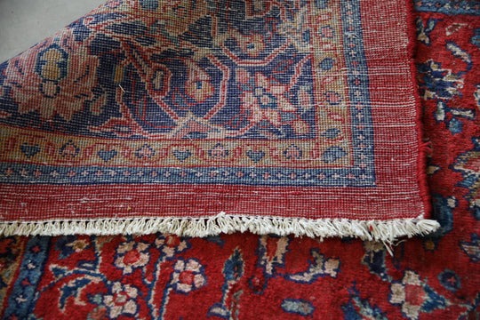 Large Persian Kashan Wool Rug