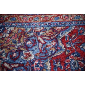 Large Persian Kashan Wool Rug
