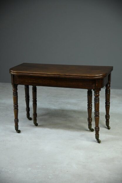 Antique Georgian Concertina Mahogany Dining Table - Image 3