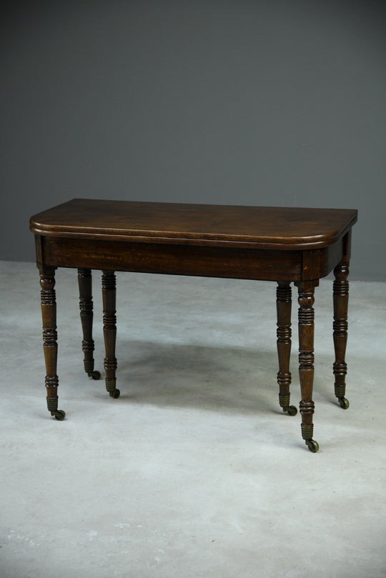 Antique Georgian Concertina Mahogany Dining Table