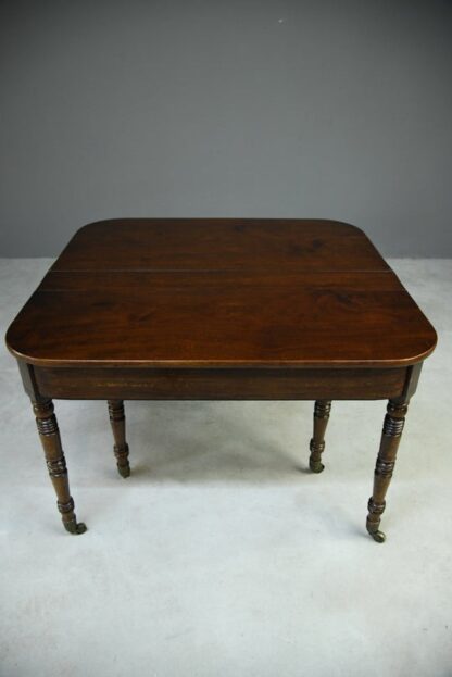 Antique Georgian Concertina Mahogany Dining Table - Image 9
