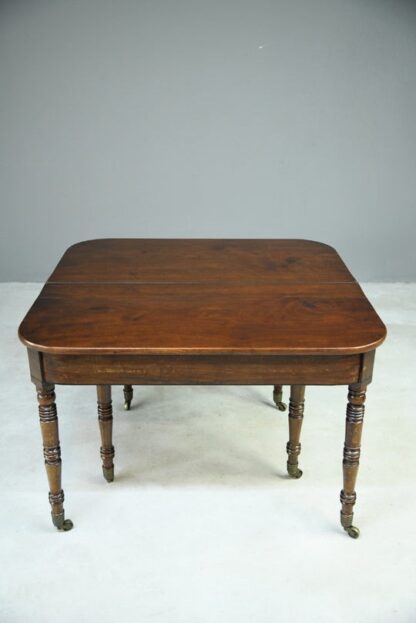 Antique Georgian Concertina Mahogany Dining Table - Image 8