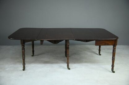 Antique Georgian Concertina Mahogany Dining Table - Image 7