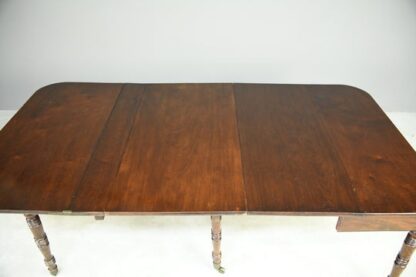 Antique Georgian Concertina Mahogany Dining Table - Image 10
