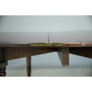 Antique Georgian Concertina Mahogany Dining Table
