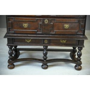 Antique Queen Anne Style Chest on Stand