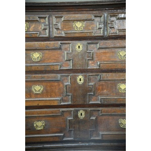 Antique Queen Anne Style Chest on Stand
