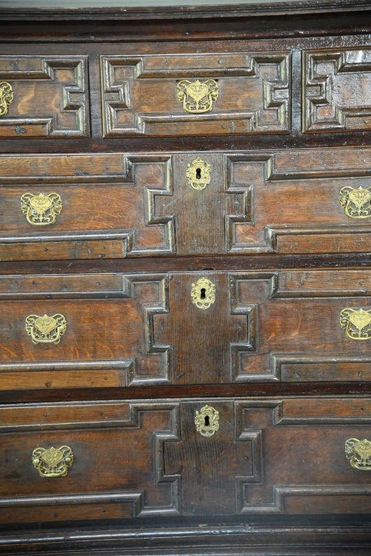 Antique Queen Anne Style Chest on Stand